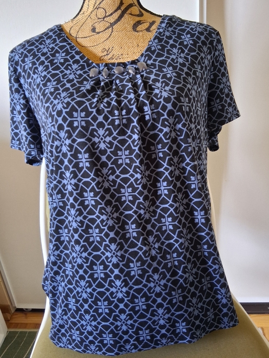 croft & barrow Tops - Croft & Barrow Stretchy Short Sleeve Casual Smart blouse